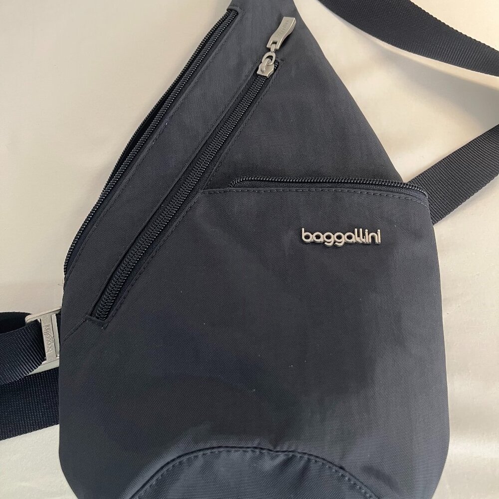 Baggolini Trunylon Navy Multipocket Slingback Bag - image 1